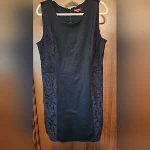New York & Company Black Lace Mini Dress